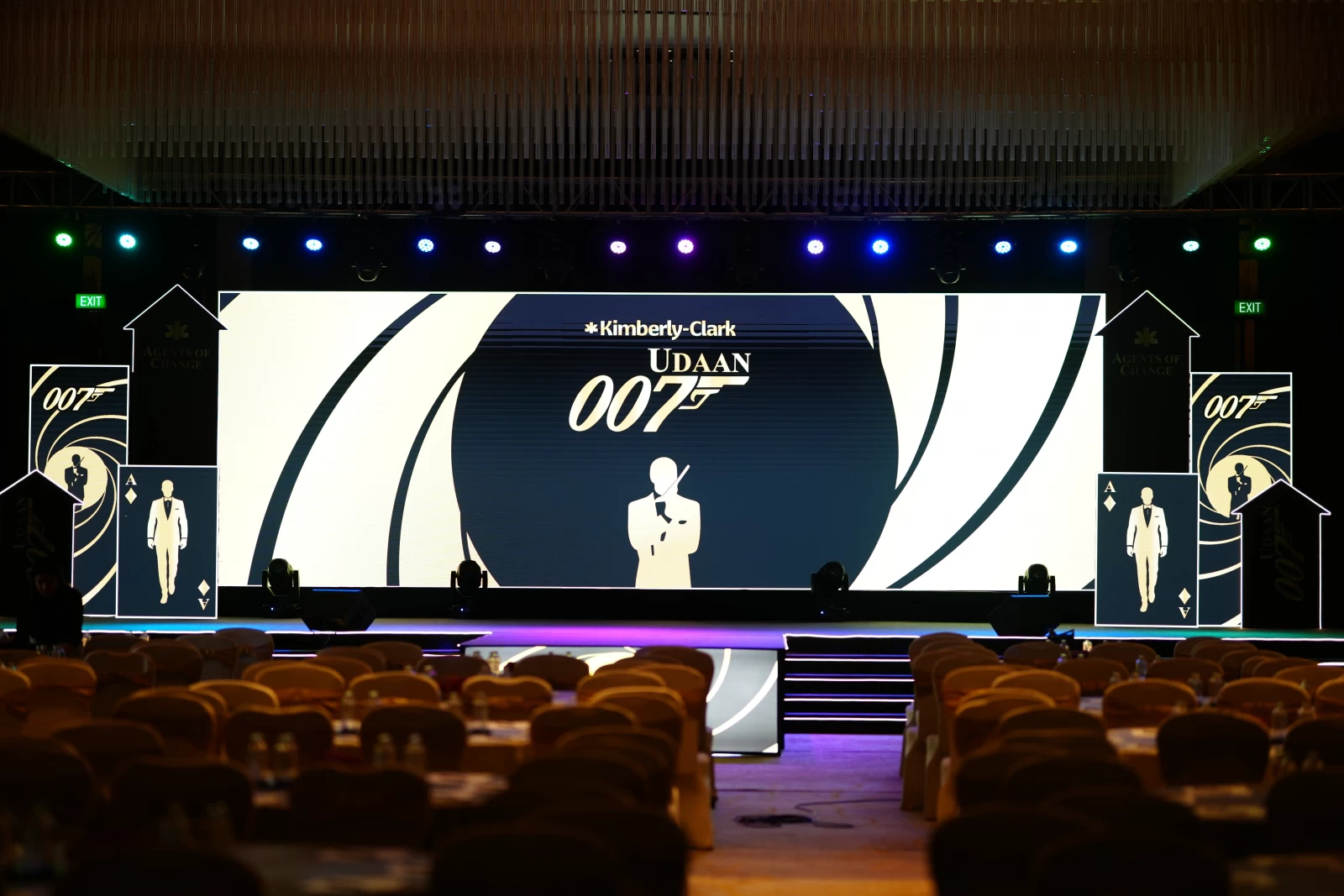 Bond 007 Theme Branding and Fabrication for Corporate Event in Bangalore | SOS Party gallery image
