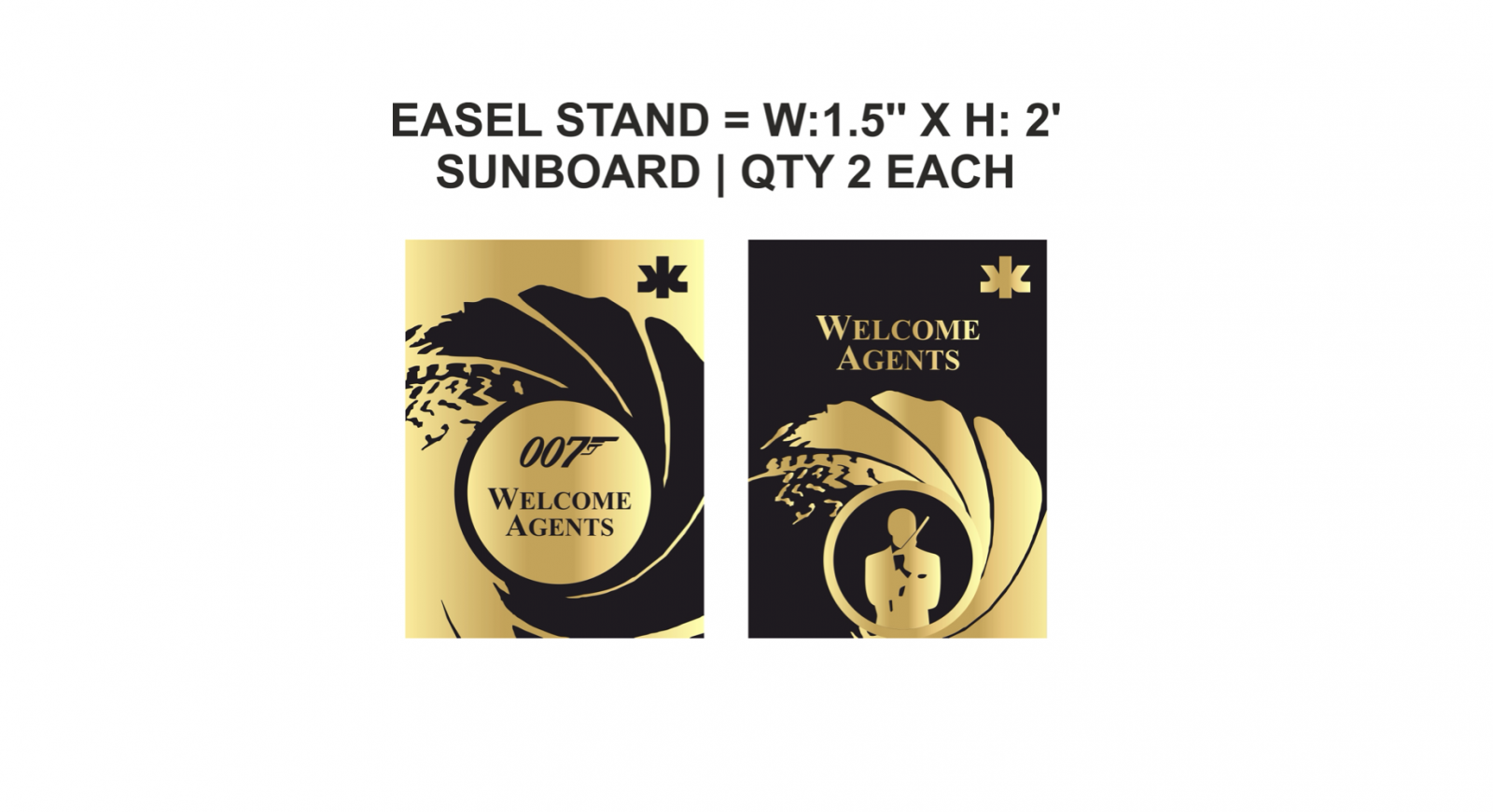 Bond 007 Theme Branding and Fabrication for Corporate Event in Bangalore | SOS Party gallery image