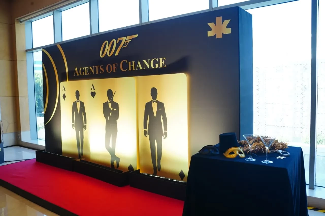Bond 007 Theme Branding and Fabrication for Corporate Event in Bangalore | SOS Party gallery image