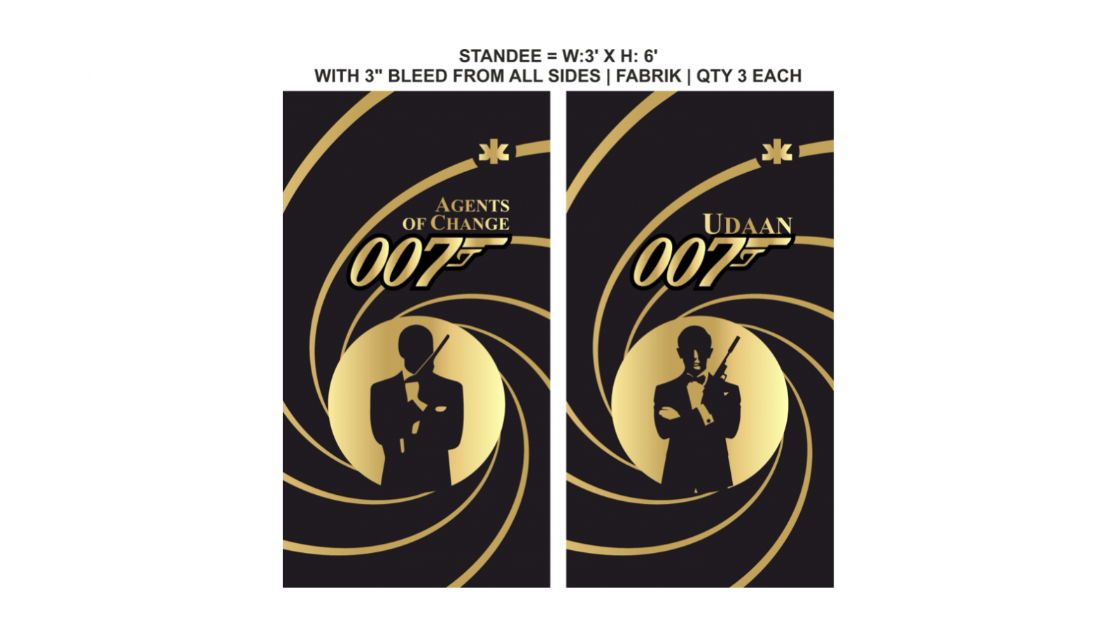 Bond 007 Theme Branding and Fabrication for Corporate Event in Bangalore | SOS Party gallery image