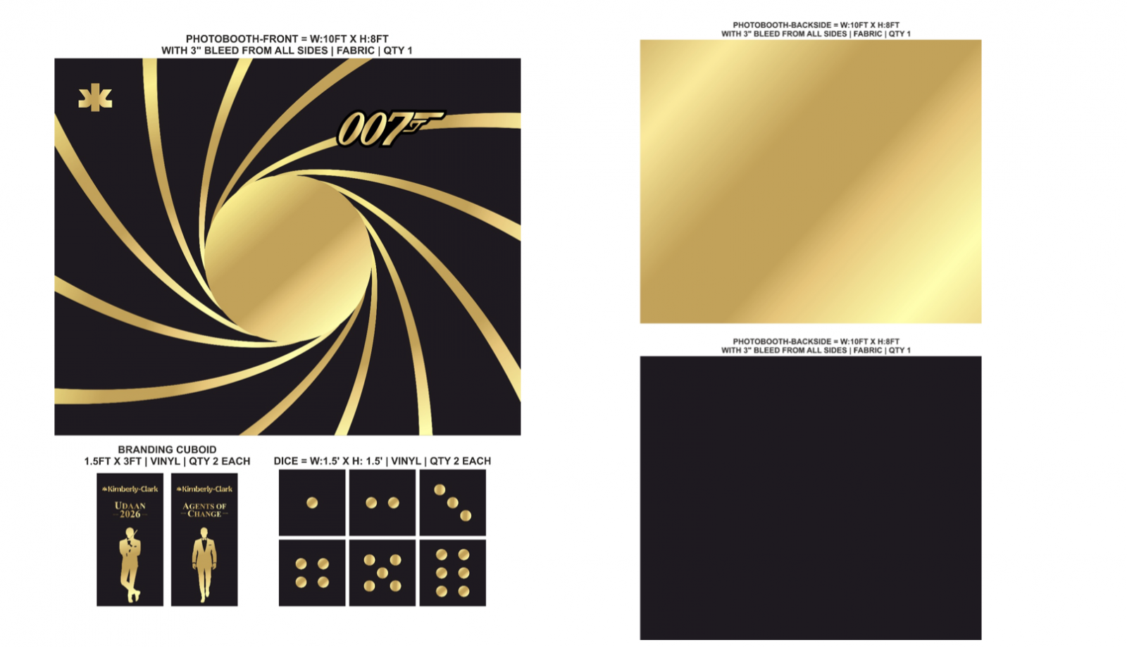 Bond 007 Theme Branding and Fabrication for Corporate Event in Bangalore | SOS Party gallery image