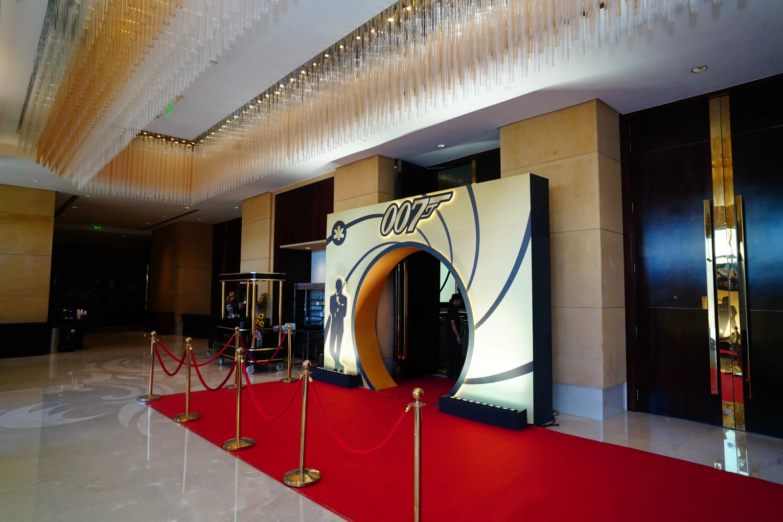 Bond 007 Theme Branding and Fabrication for Corporate Event in Bangalore | SOS Party image gallery