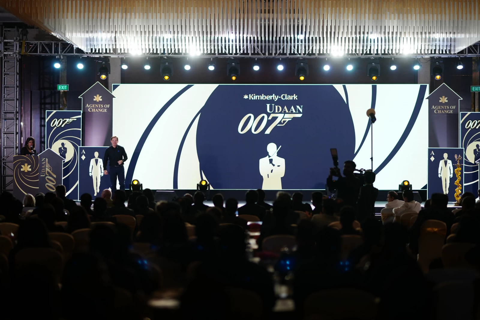 Bond 007 Theme Branding and Fabrication for Corporate Event in Bangalore | SOS Party gallery image