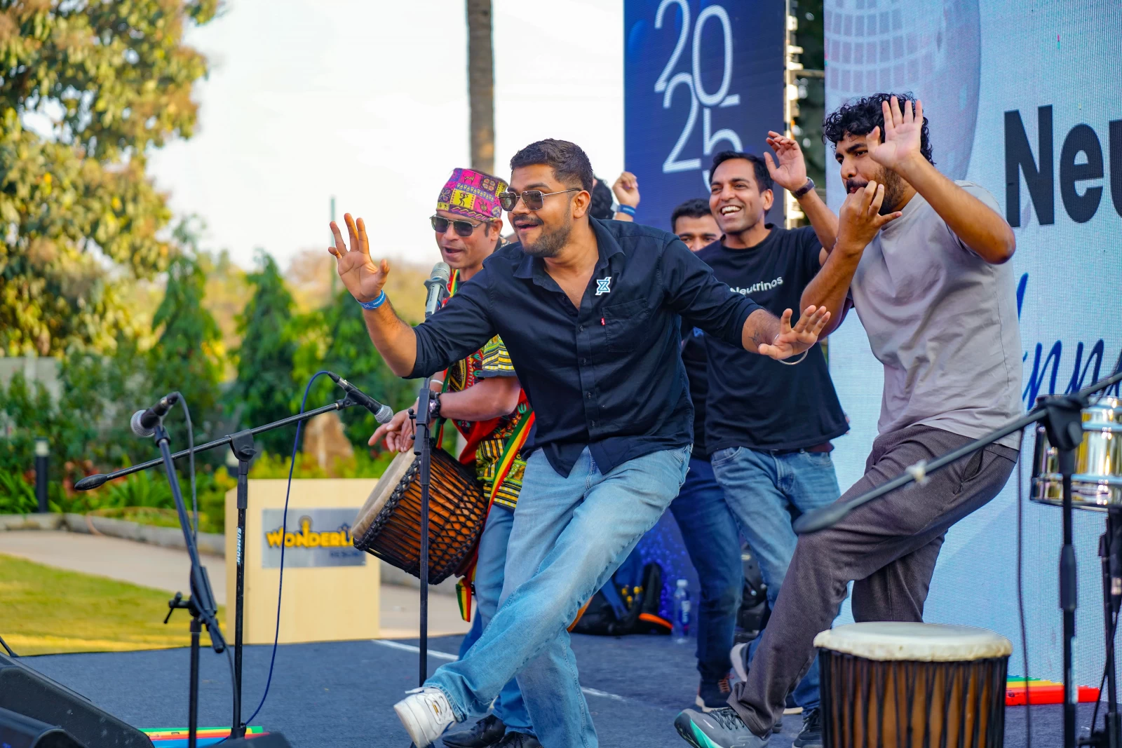 Boomwhackers Musical Team Building Event in Bangalore | SOS Party Corporate Experience gallery image