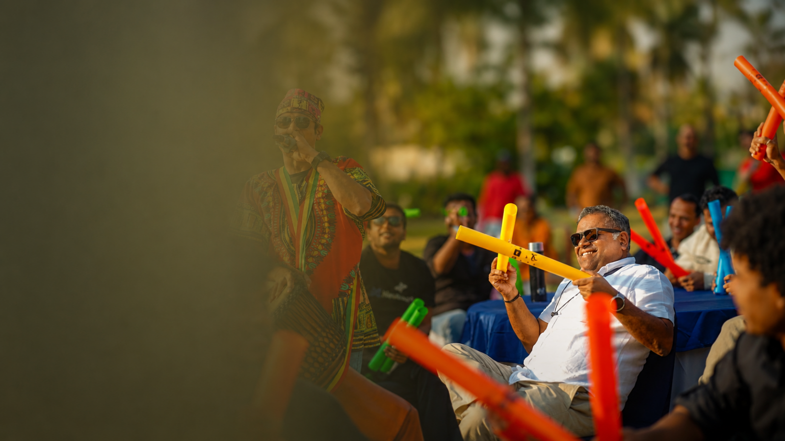 Boomwhackers Musical Team Building Event in Bangalore | SOS Party Corporate Experience gallery image