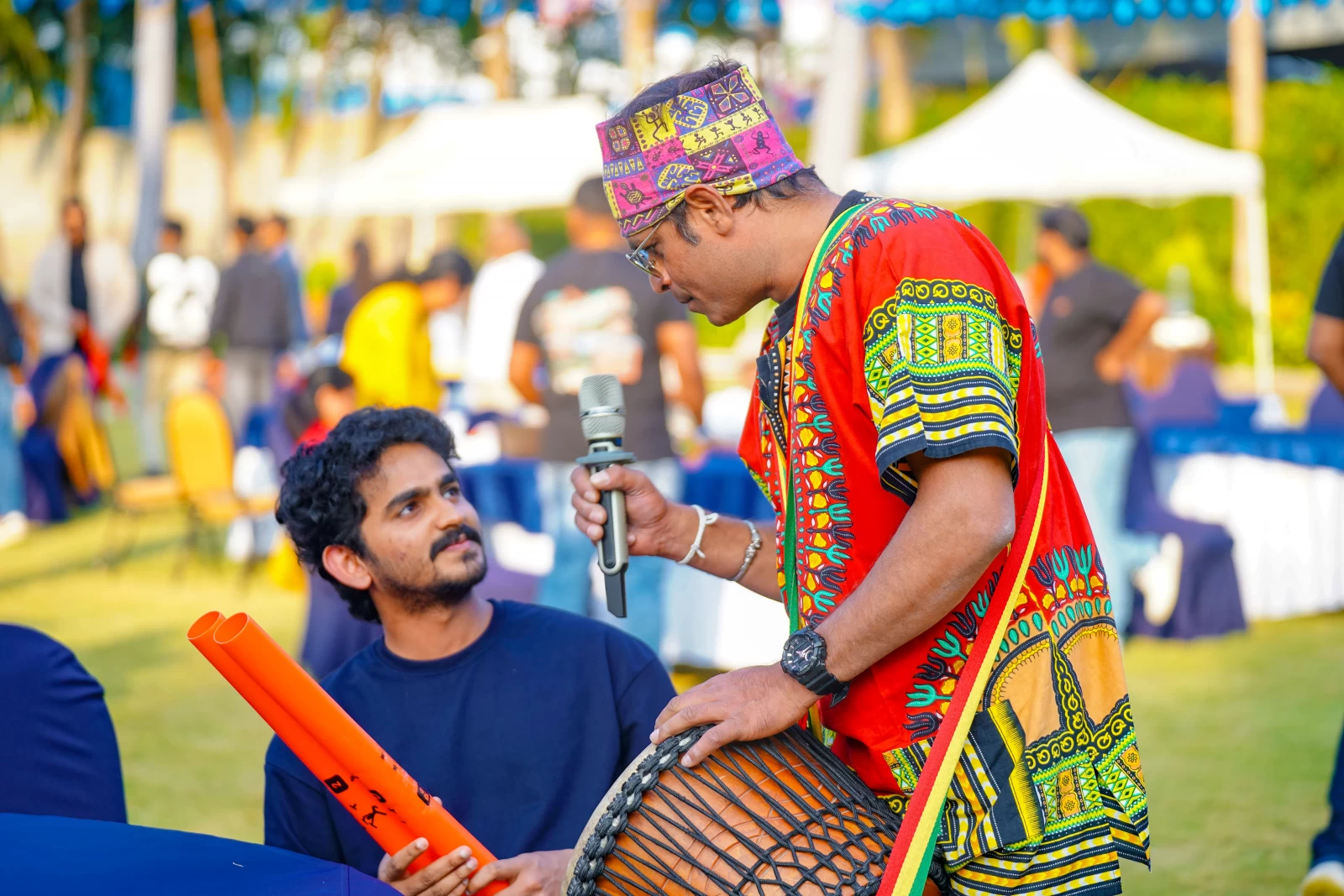 Boomwhackers Musical Team Building Event in Bangalore | SOS Party Corporate Experience gallery image