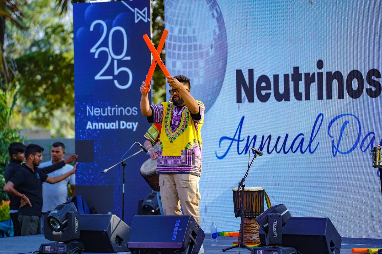 Boomwhackers Musical Team Building Event in Bangalore | SOS Party Corporate Experience gallery image