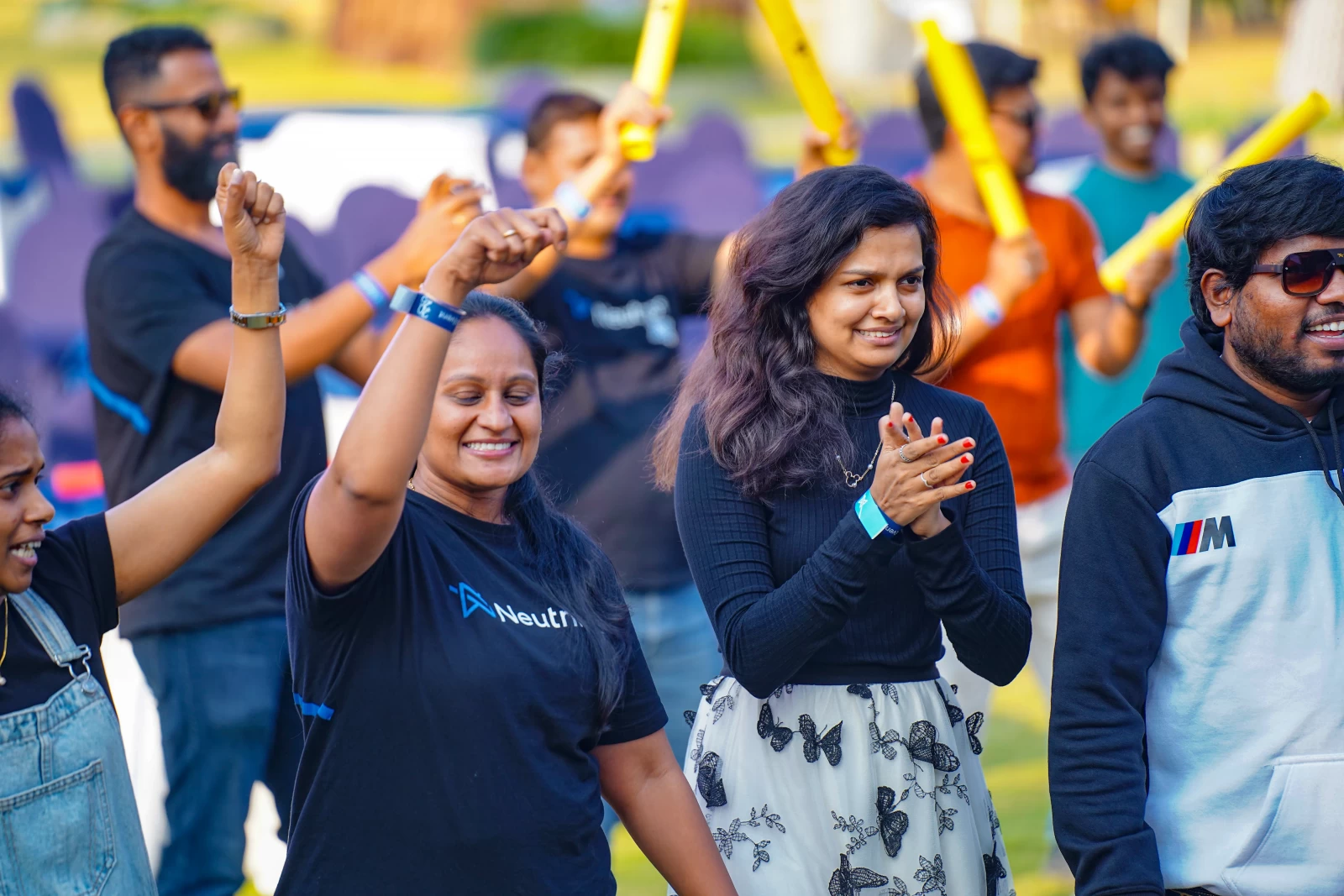 Boomwhackers Musical Team Building Event in Bangalore | SOS Party Corporate Experience gallery image