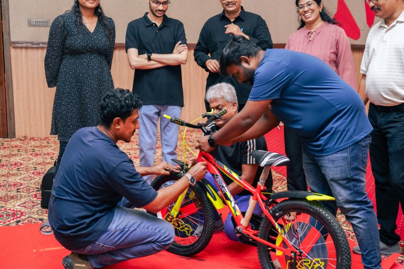 Engage your team in CSR with build a bike charity events in Kochi! gallery image