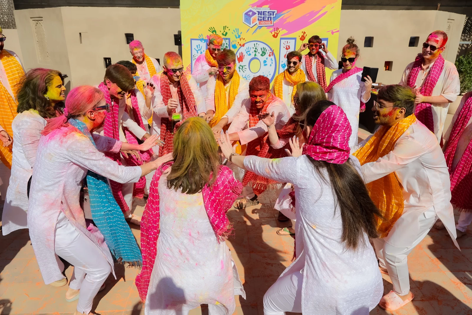 Corporate Holi Celebration |  Festival Events by SOS Party gallery image