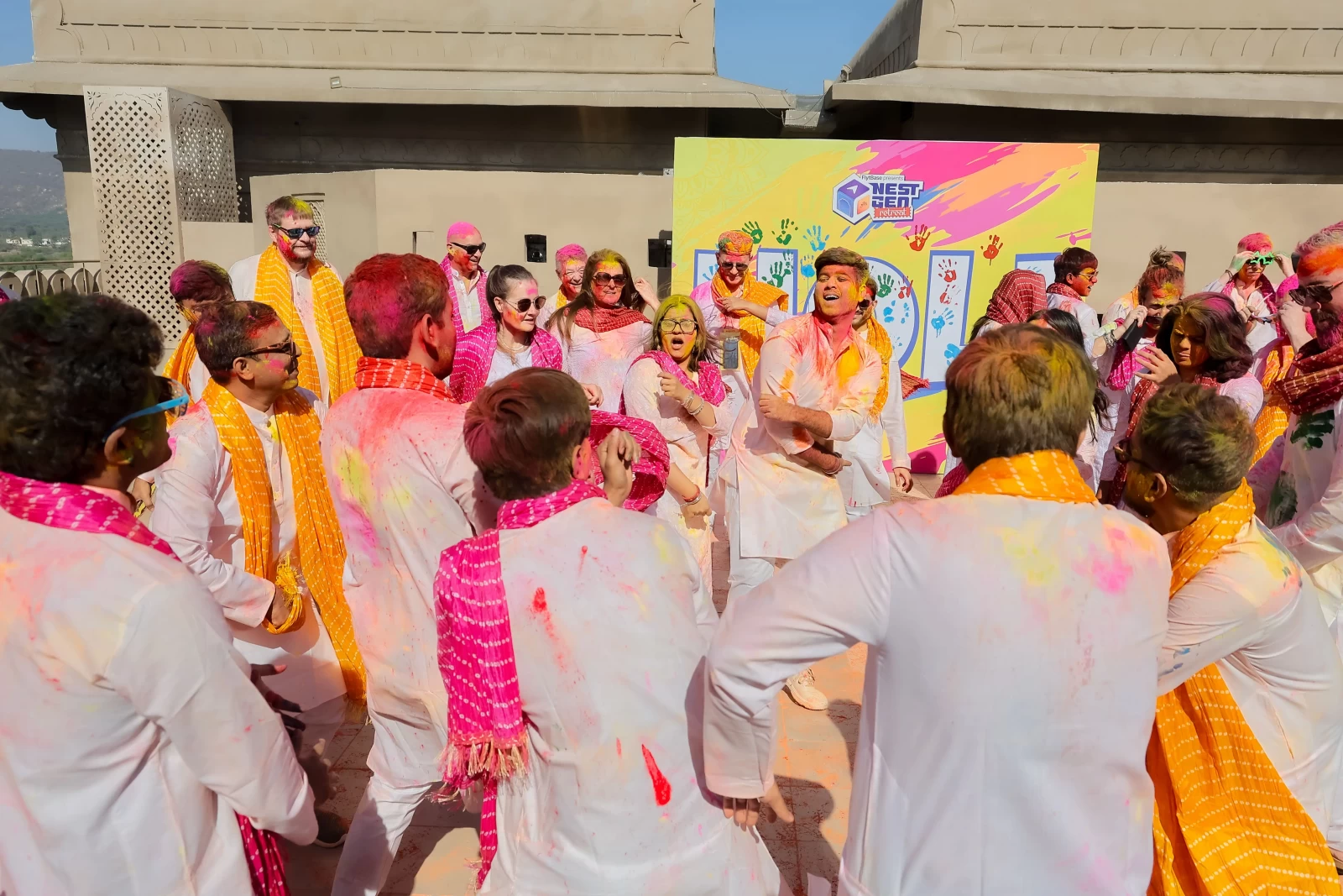 Corporate Holi Celebration |  Festival Events by SOS Party gallery image