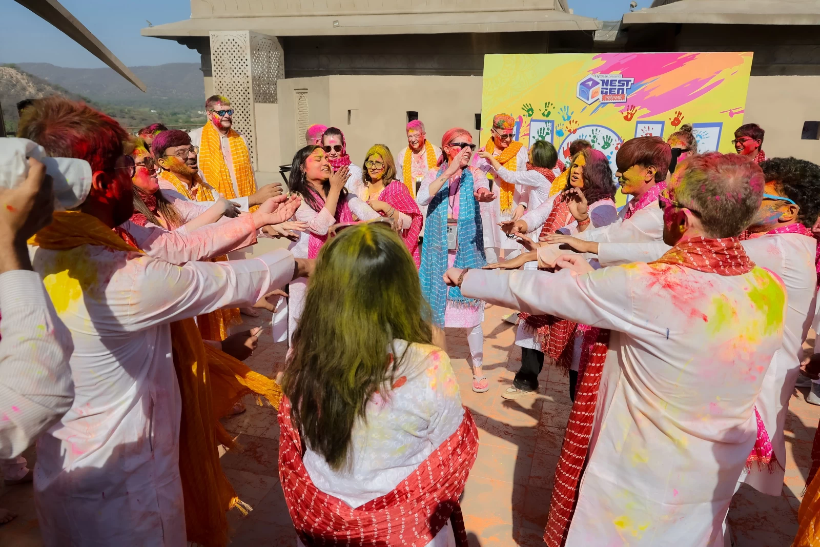 Corporate Holi Celebration |  Festival Events by SOS Party gallery image