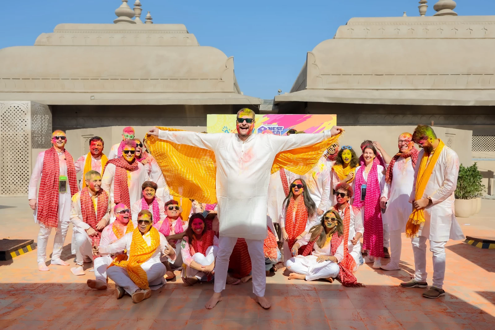 Corporate Holi Celebration |  Festival Events by SOS Party gallery image