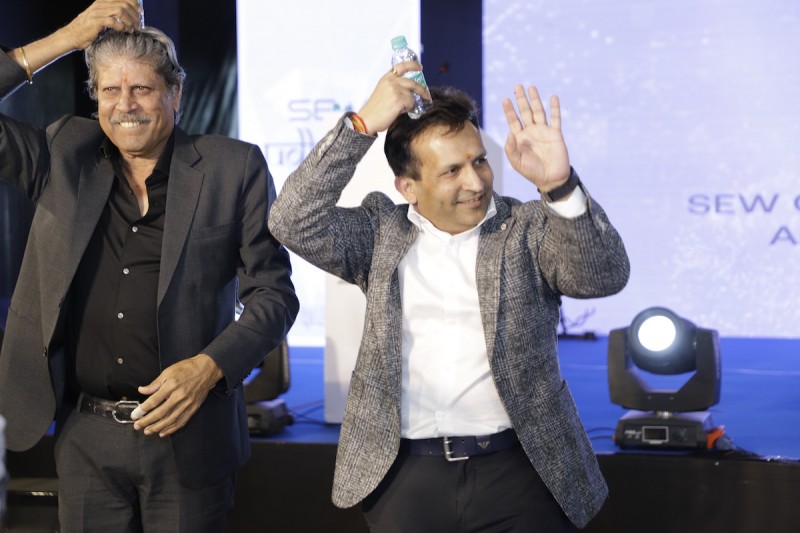Celebrity Kapil Dev at Corporate Event in Noida for SEW | SOS Party | Celebrity Bookings gallery image