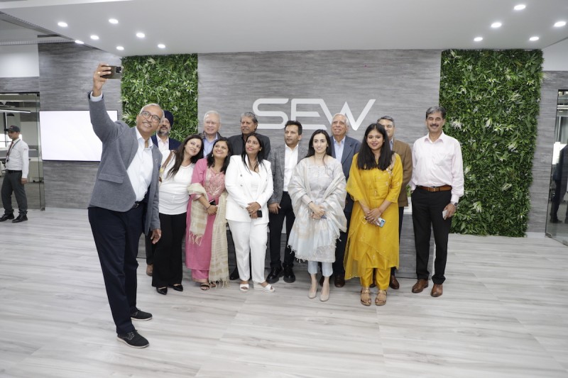 Leadership team of SEW in the newly inaugurated office in Noida gallery image