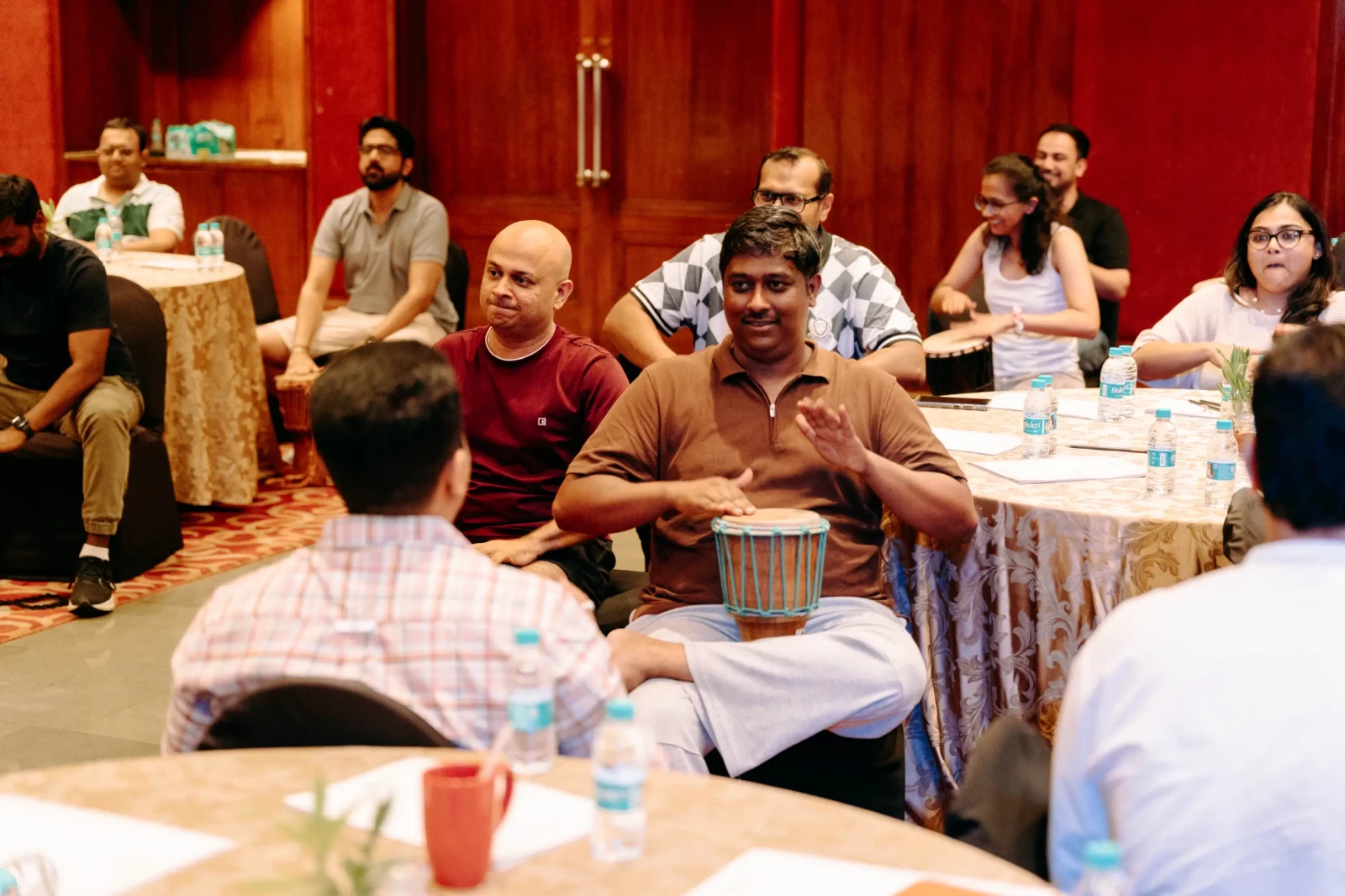 Goa Drum Circle Team Building Activity | SOS Party gallery image
