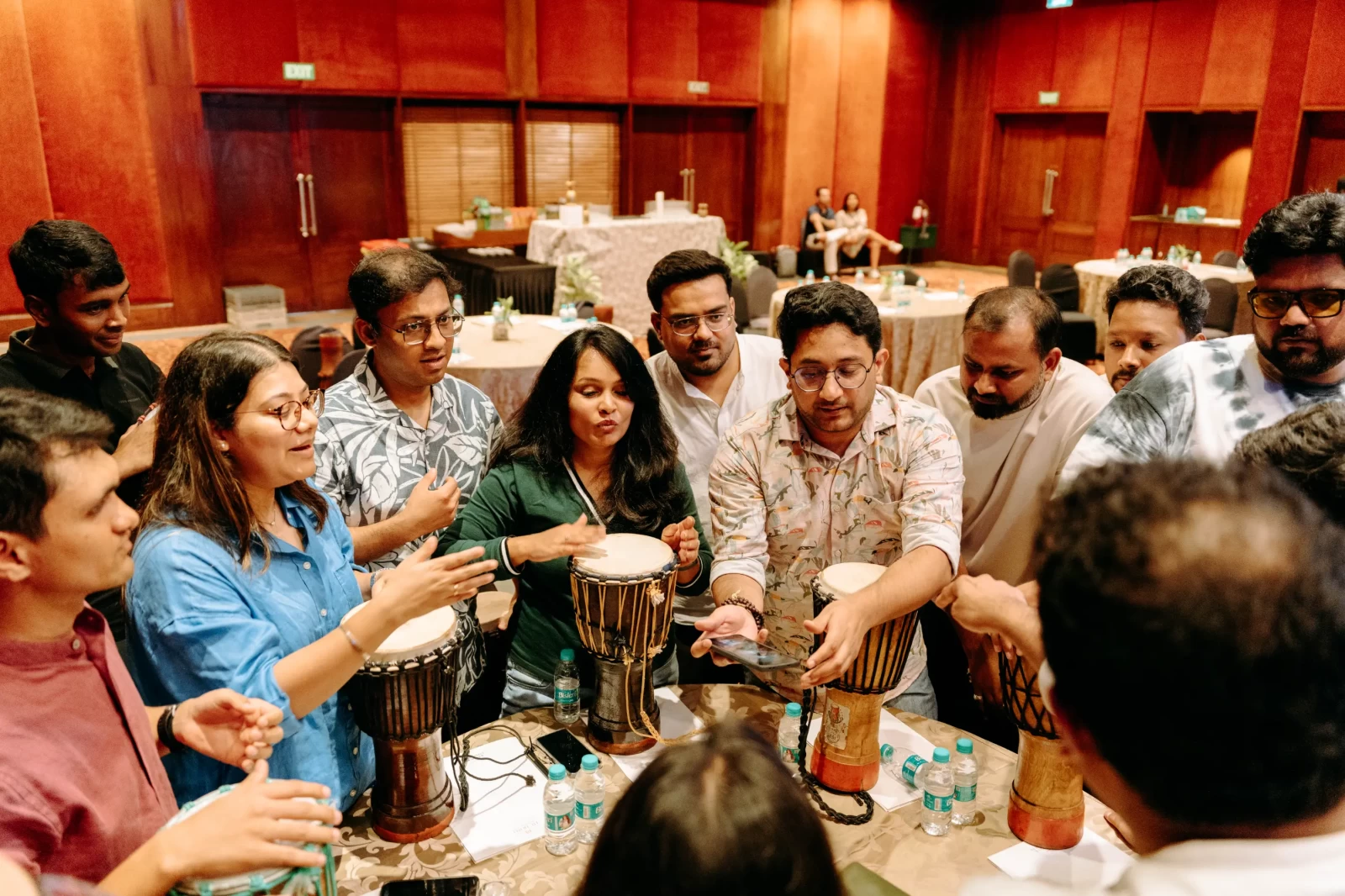 Goa Drum Circle Team Building Activity | SOS Party gallery image