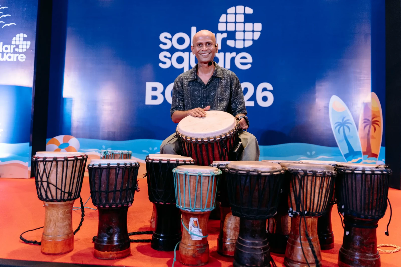 Goa Drum Circle Team Building Activity | SOS Party gallery image