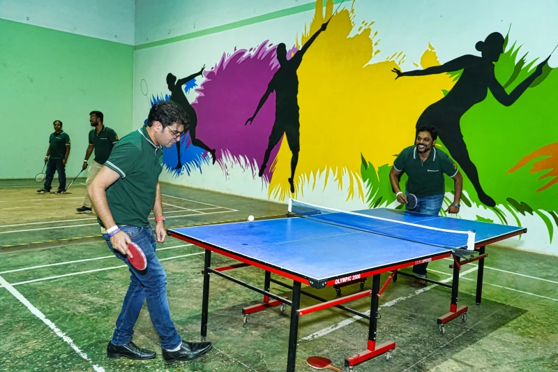 Table Tennis TT during the Corporate Team Outing for KC in Bangalore gallery image