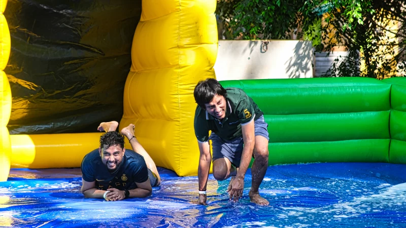 Soapy Football Outdoor Inflatable Activity in Bangalore gallery image