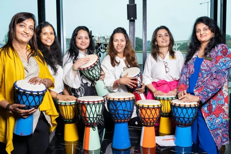 Corporate Drum Circle in Gurugram by SOS Party: A Unique Team Building Experience gallery image