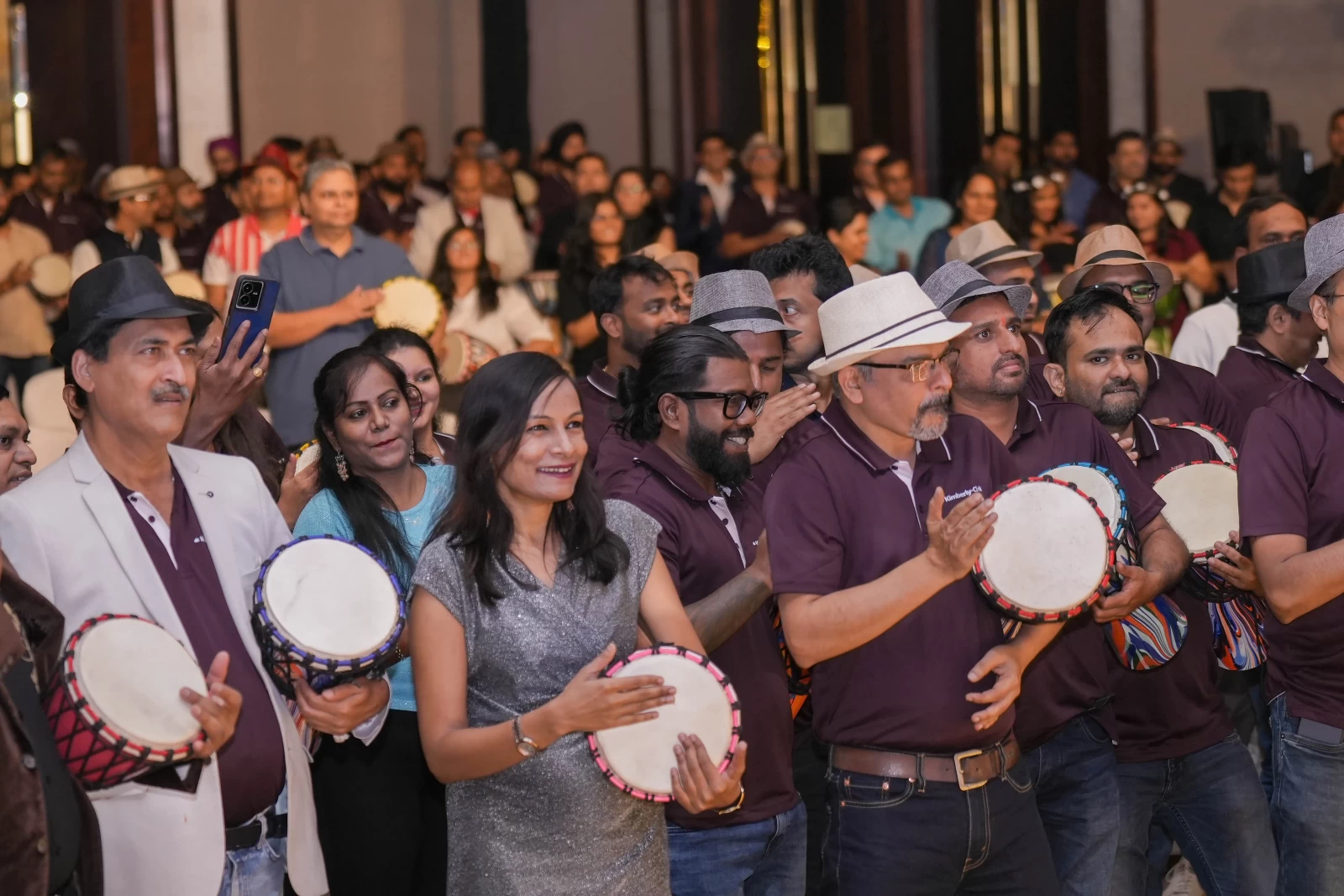 Participants Joy at Drum Circle Bangalore gallery image