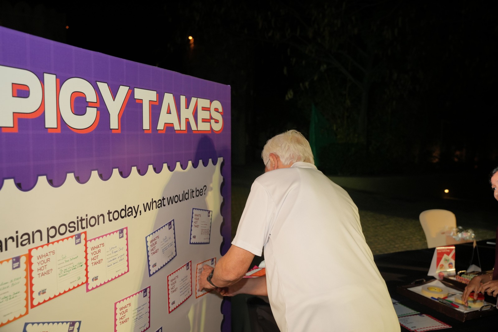 Corporate event branding installation