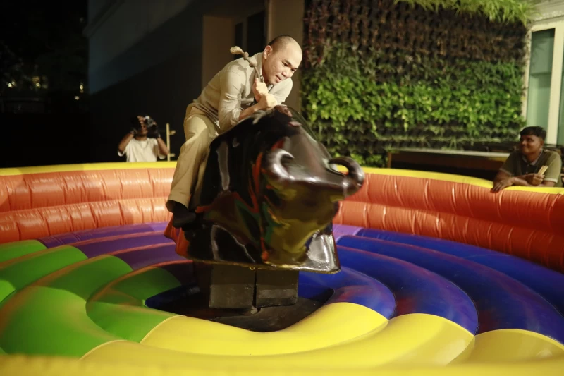 Ride the Bull Gaming Stall for Corporate Events gallery image Ride the Bull Gaming Stall for Corporate Events gallery image