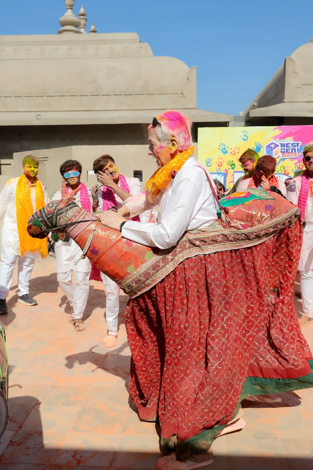 Corporate Holi Celebration |  Festival Events by SOS Party gallery image