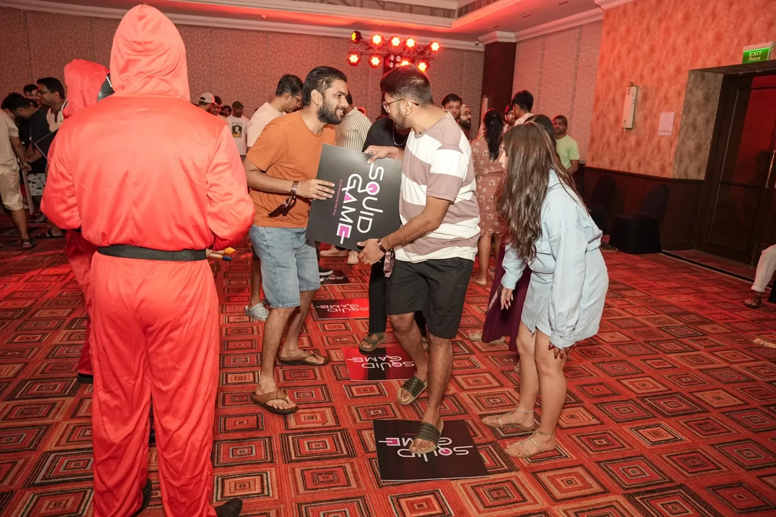 Squid Games inspired employee engagement activity
