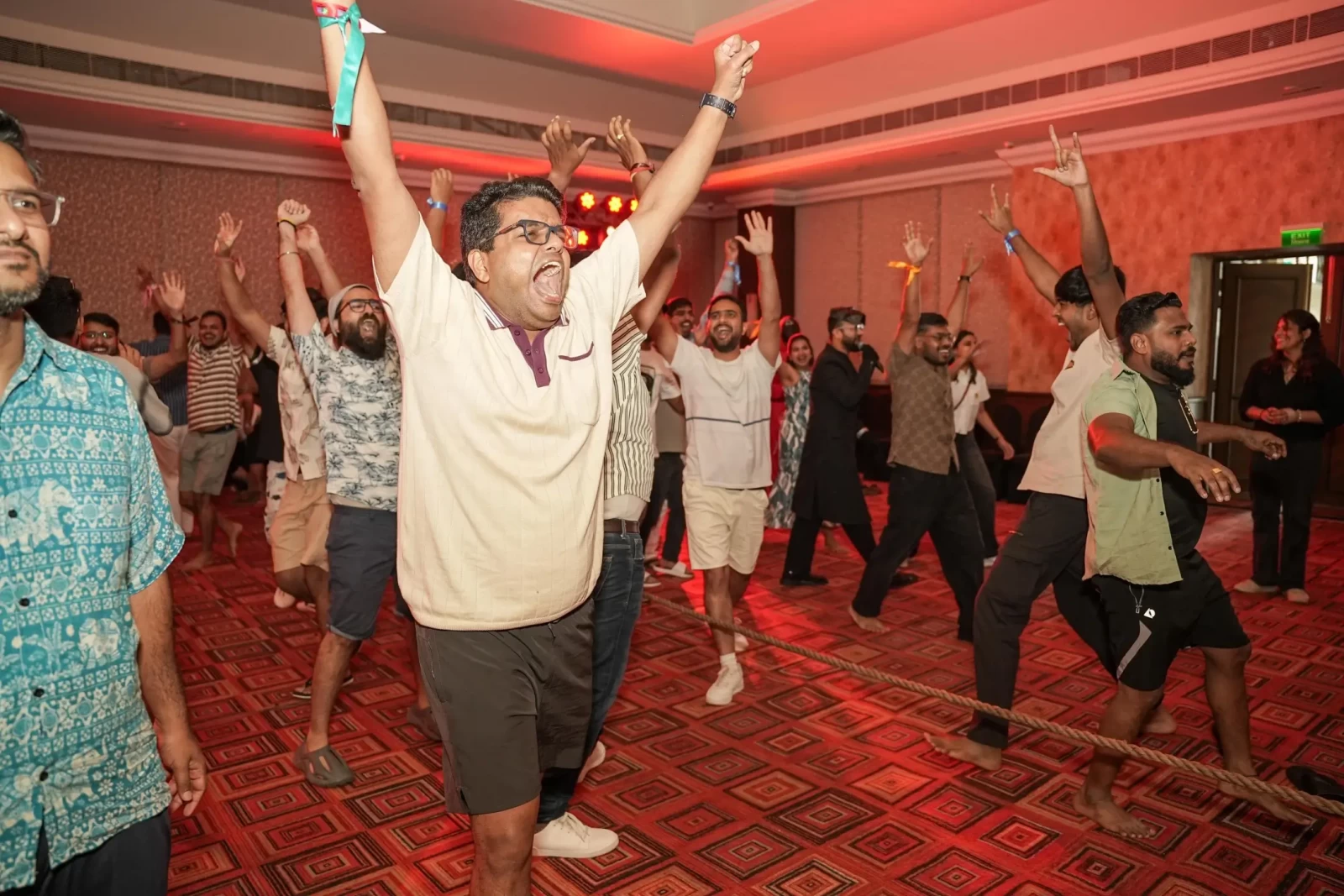 High-energy corporate team building