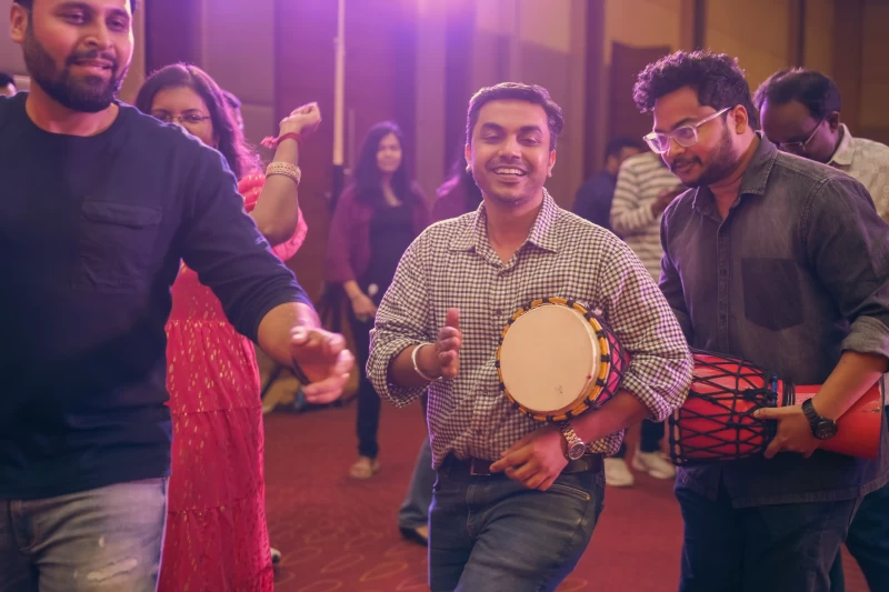 Hyderabad Drum Circle Team Building for Corporate Events by SOS Party gallery image