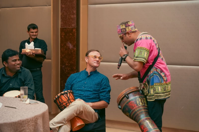 Hyderabad Drum Circle Team Building for Corporate Events by SOS Party gallery image