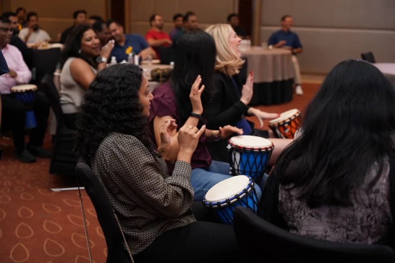 Hyderabad Drum Circle Team Building for Corporate Events by SOS Party gallery image