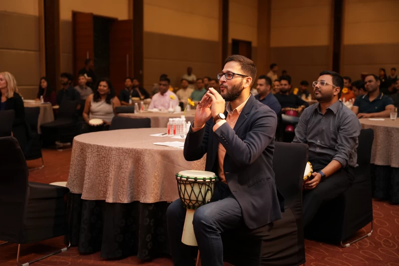 Hyderabad Drum Circle Team Building for Corporate Events by SOS Party gallery image