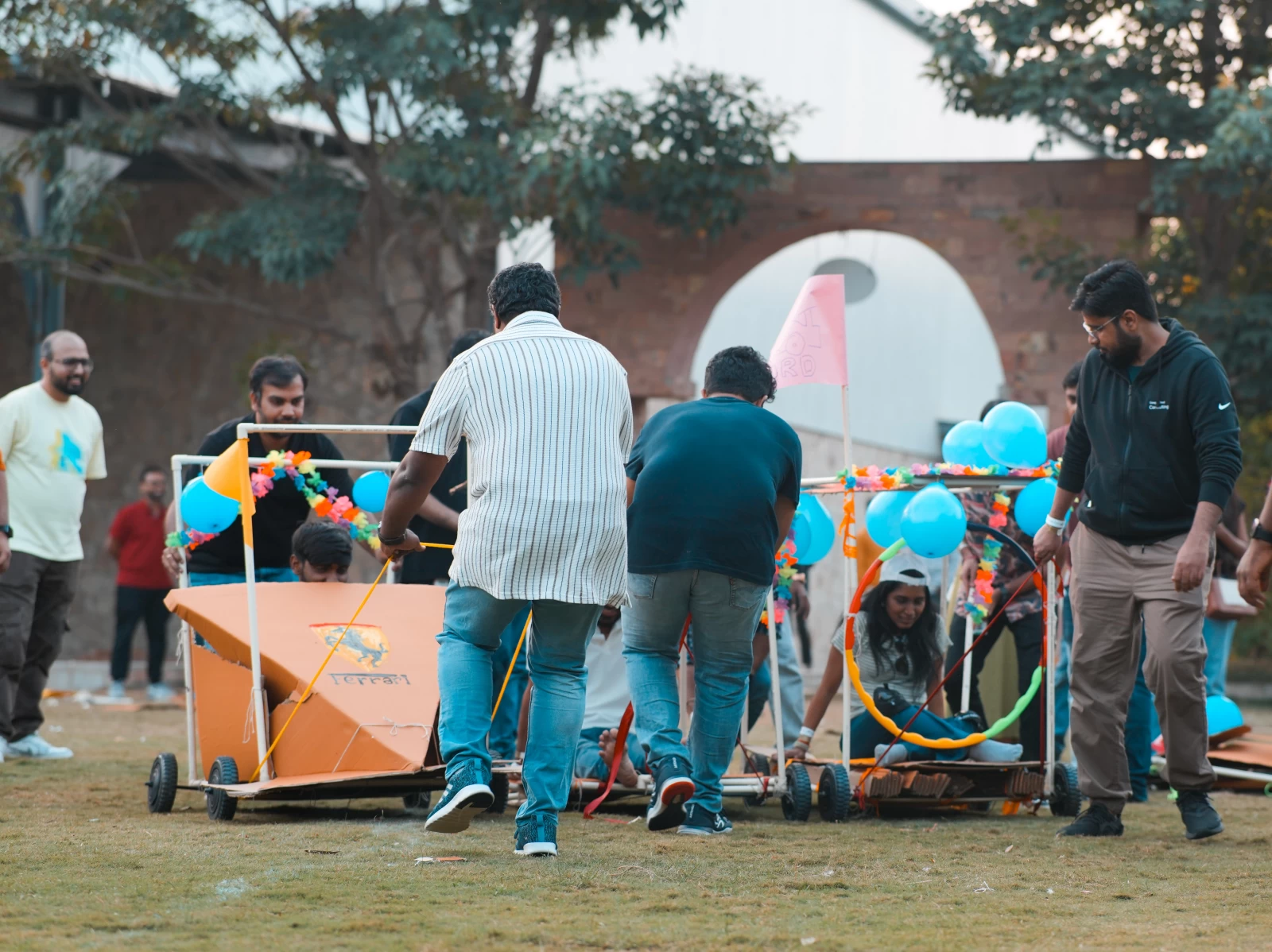 F1 Car Racing Team Building Activity for Google Team in Hyderabad gallery image