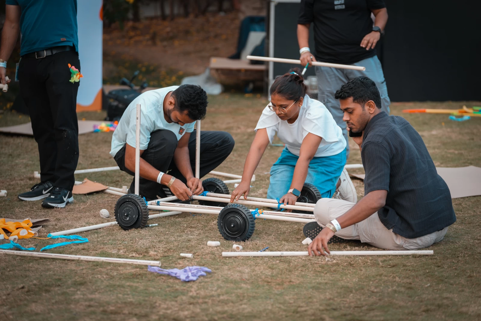 F1 Car Racing Team Building Activity for Google Team in Hyderabad gallery image