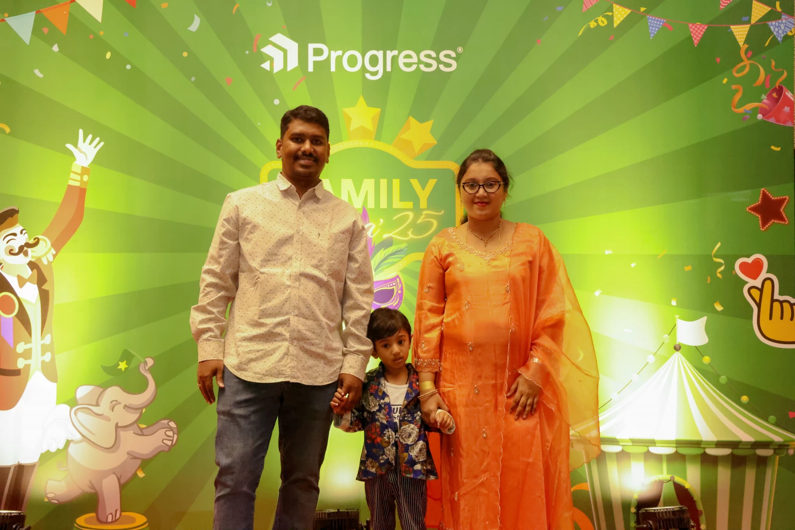 Family Portrait Clicked at Corporate Event gallery image