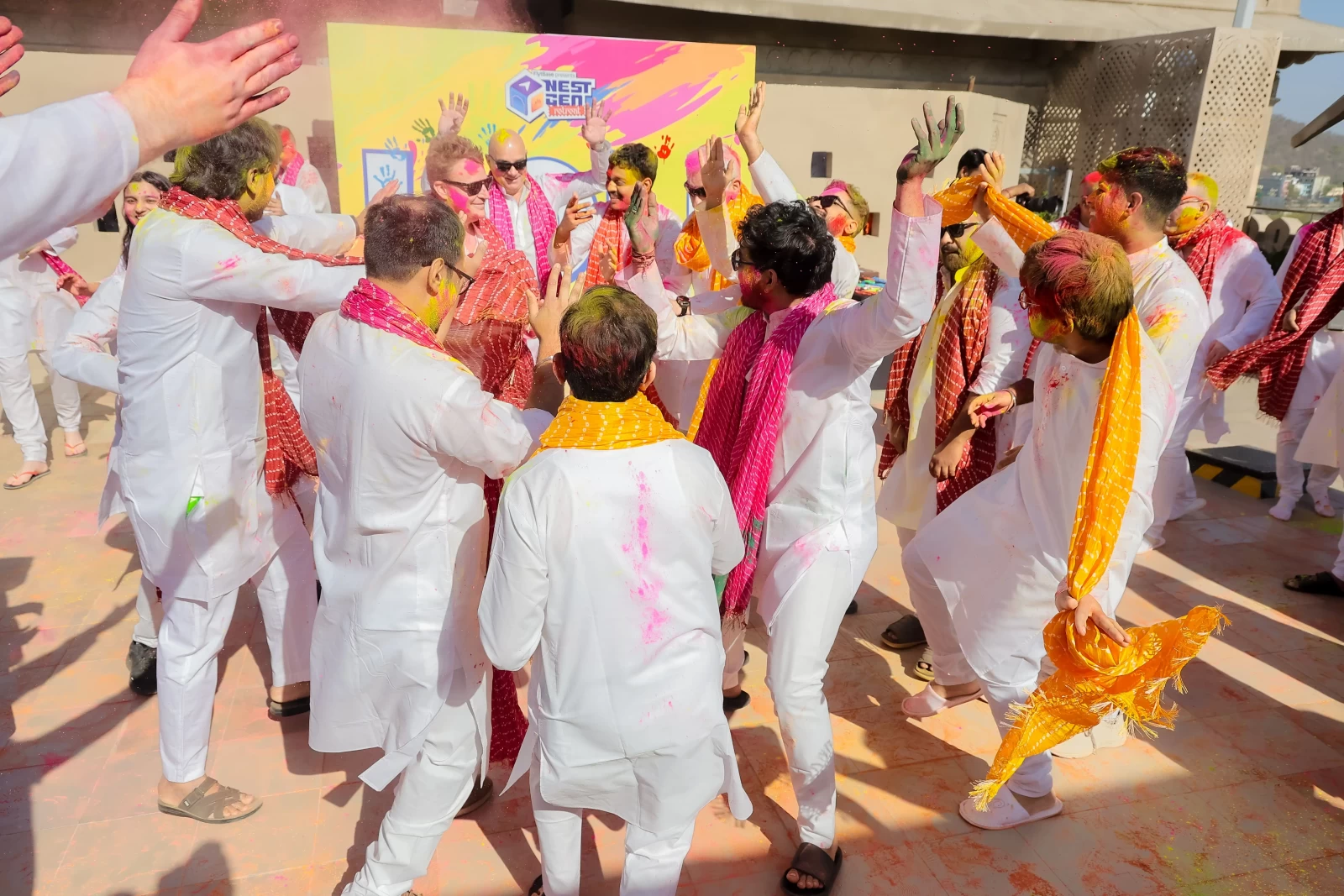 Corporate Holi Celebration |  Festival Events by SOS Party gallery image