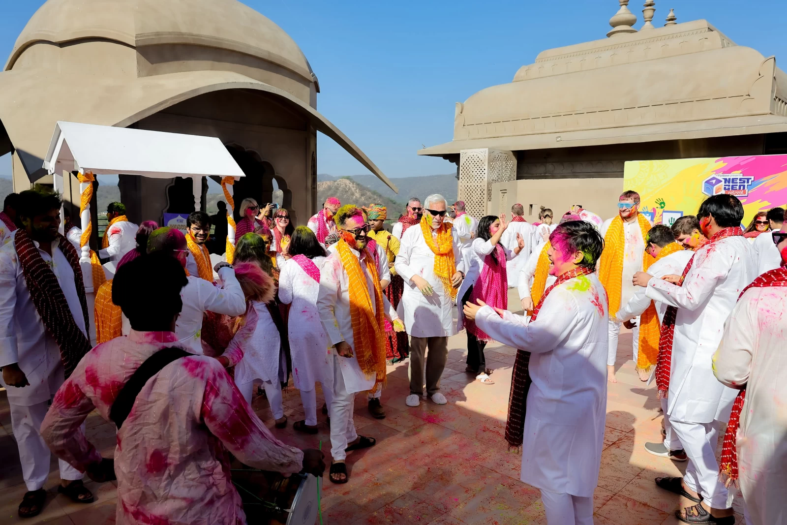 Corporate Holi Celebration |  Festival Events by SOS Party gallery image