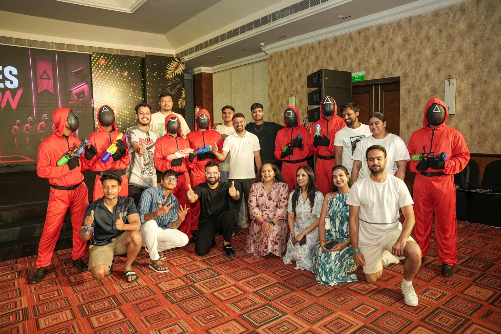 Immersive corporate team challenge