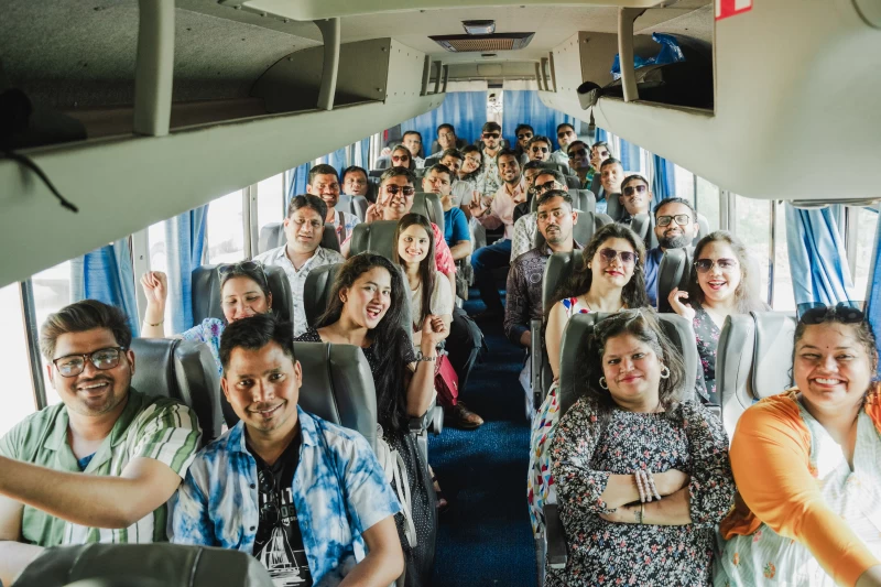 Getting ready for Goa Sightseeing in the AC Volvo Buses gallery image