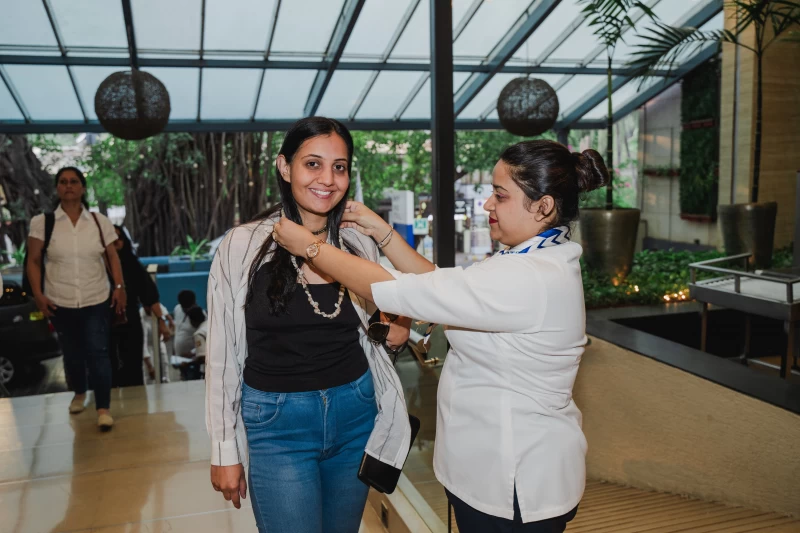 Traditional Welcome with Garlands in Goa by SOS Party gallery image