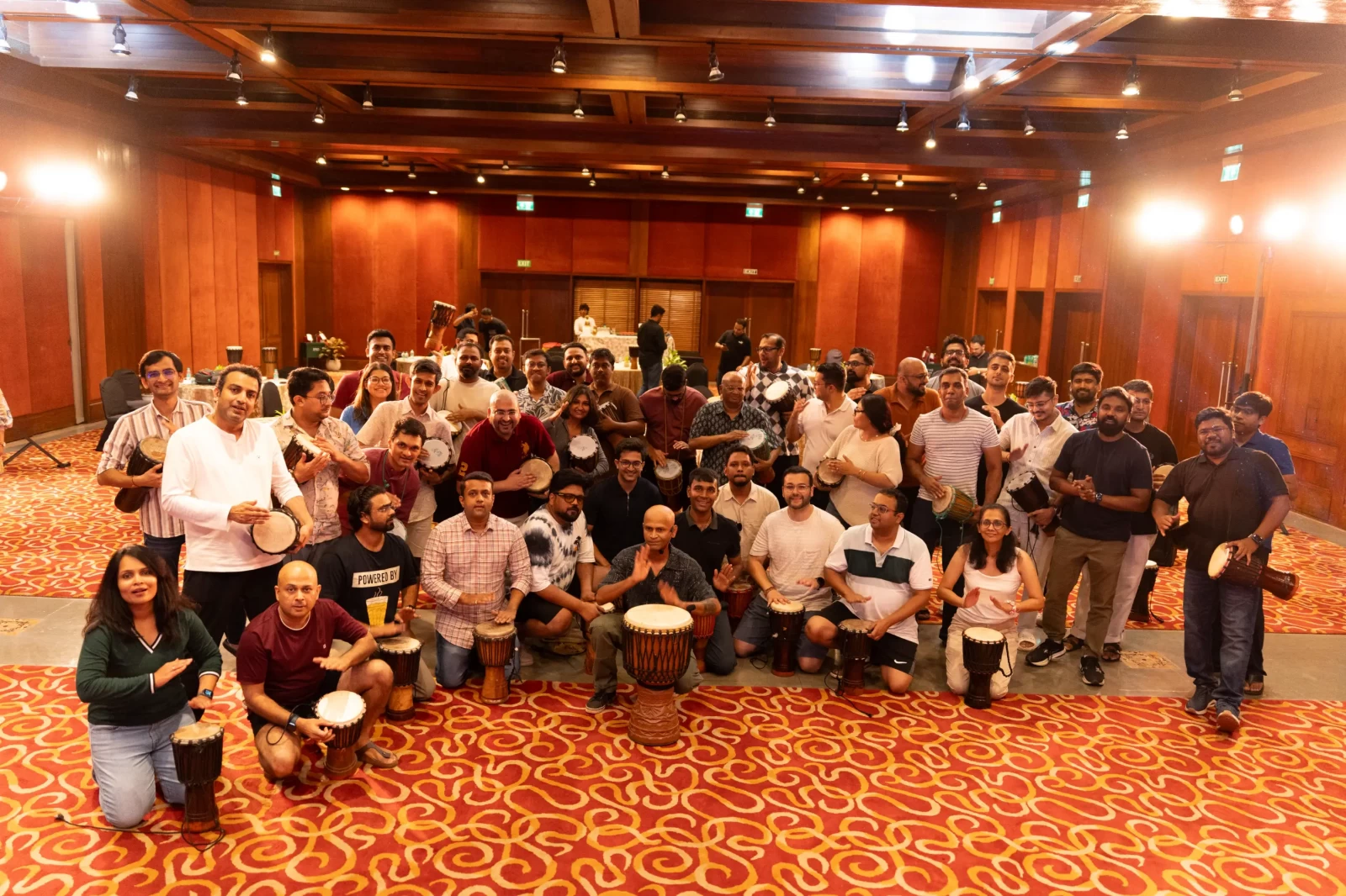 Goa Drum Circle Team Building Activity | SOS Party gallery image