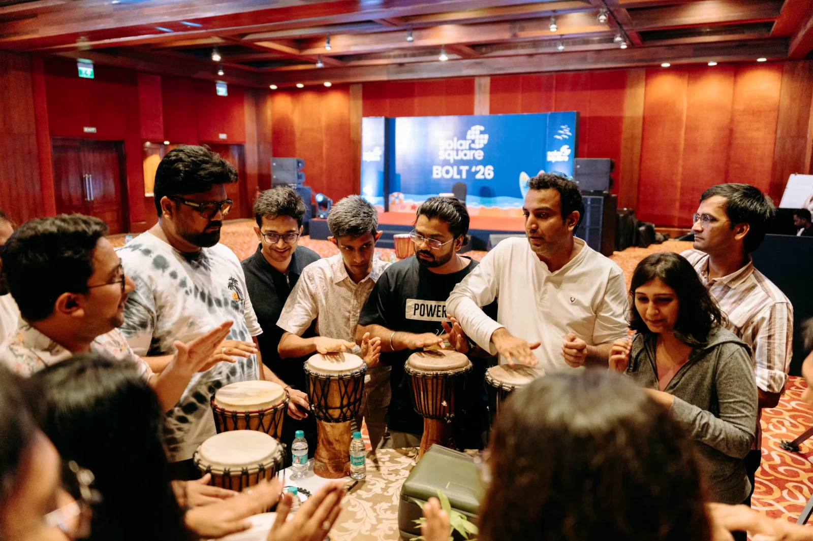 Goa Drum Circle Team Building Activity | SOS Party gallery image