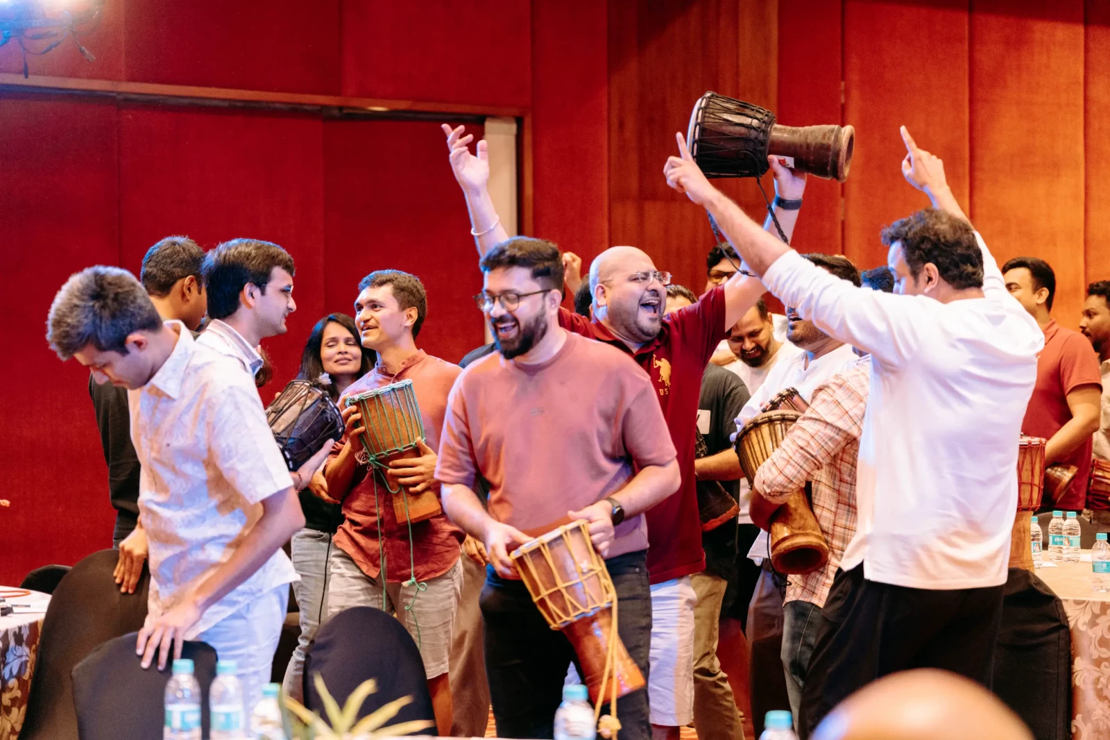 Goa Drum Circle Team Building Activity | SOS Party gallery image