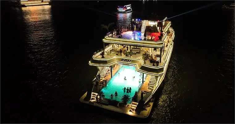 Private yacht for corporate retreat