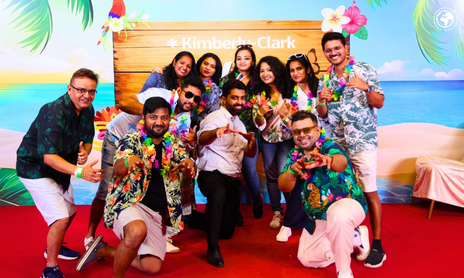 Hawaiian Themed Corporate Event Branding and Decoration Ideas | SOS Party Bangalore gallery image
