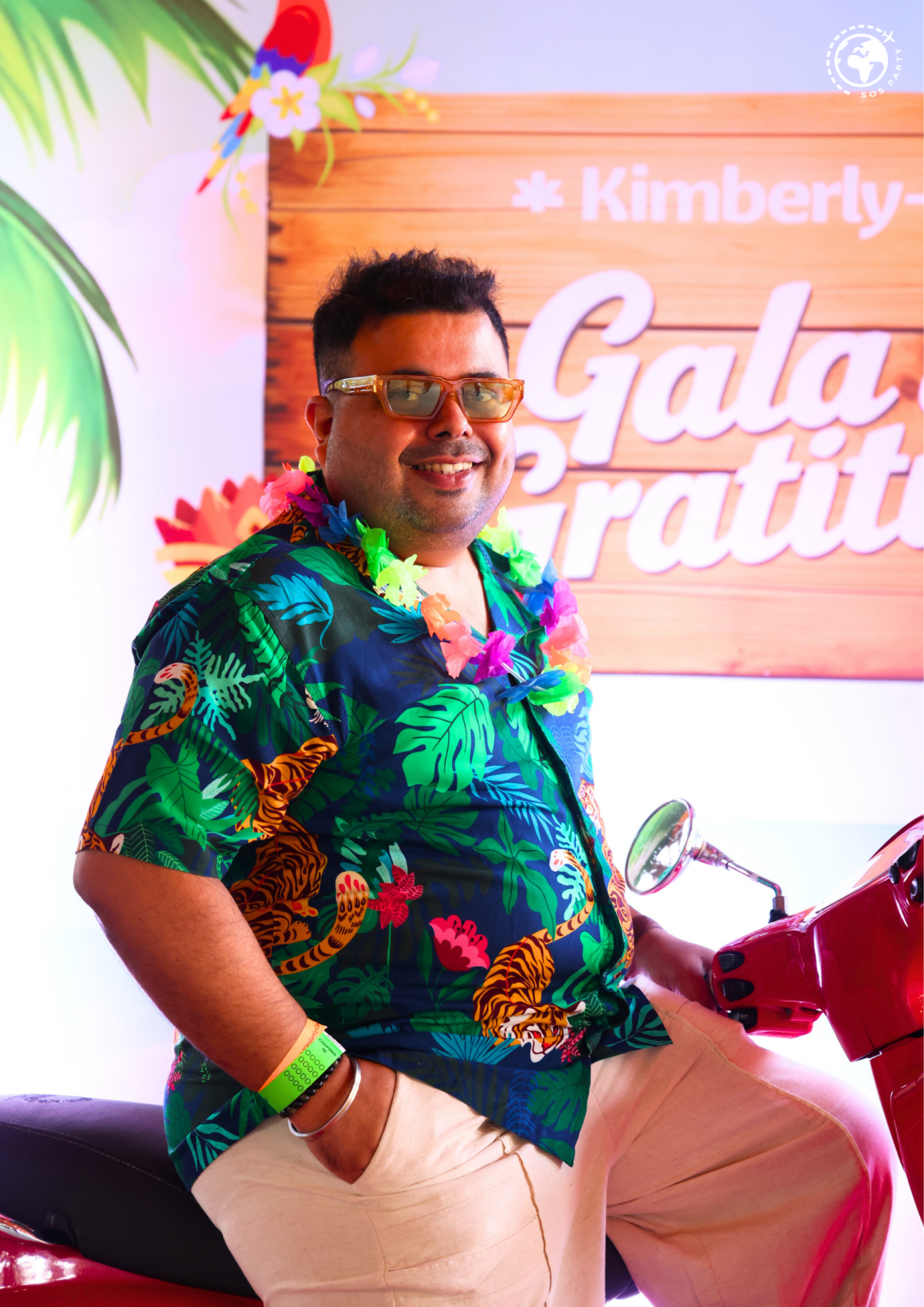 Hawaiian Themed Corporate Event Branding and Decoration Ideas | SOS Party Bangalore gallery image