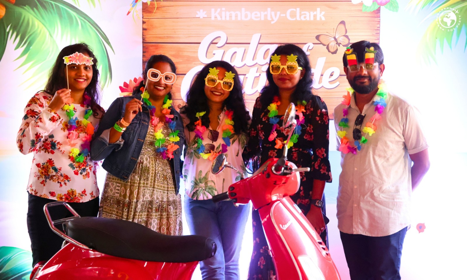 Hawaiian Themed Corporate Event Branding and Decoration Ideas | SOS Party Bangalore gallery image